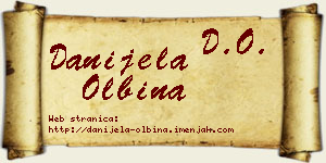 Danijela Olbina vizit kartica